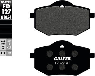 Galfer bremsbelag fd127 brake pad fd127 g1054 organic