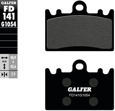 Galfer bremsbelag fd141 brake pad fd141 g1054 organic