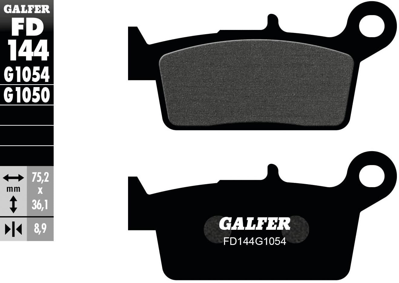 Galfer remblokken fd144 brake pad fd144 g1054 organic