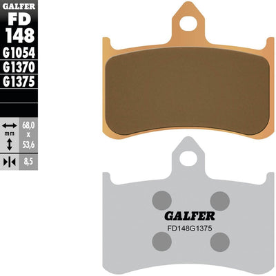 Galfer bremsbelag fd148 brake pad fd148 g1375 sintered metal
