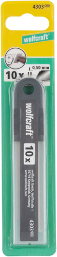 Wolfcraft afbreekmessen | 18mm | 8 segmenten | 10 stuks - 4303000 - afbeelding 2