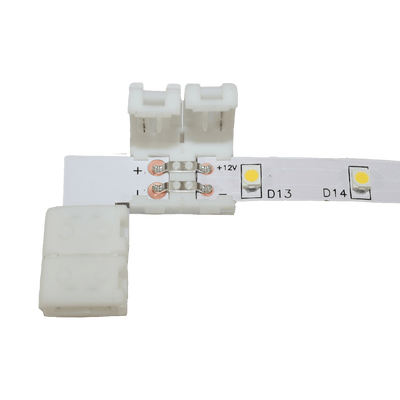 Cingoli koppelstuk voor led strip 8mm - rechte hoek (90°)
