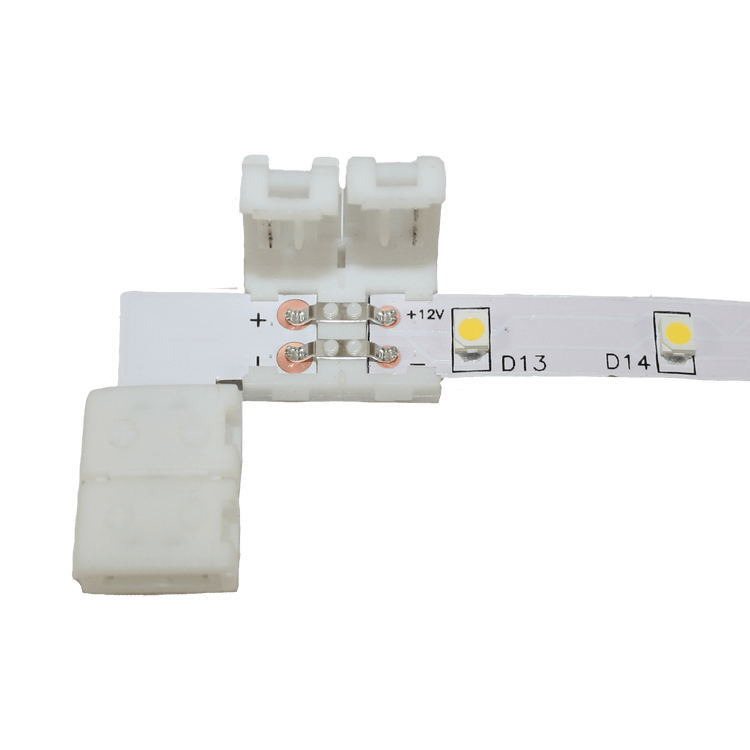Cingoli koppelstuk voor led strip 8mm - rechte hoek (90°) - zonder verkoopverpakking