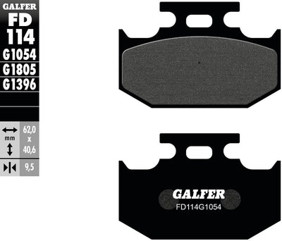 Galfer bremsbelag fd114 brake pad fd114 g1054 organic
