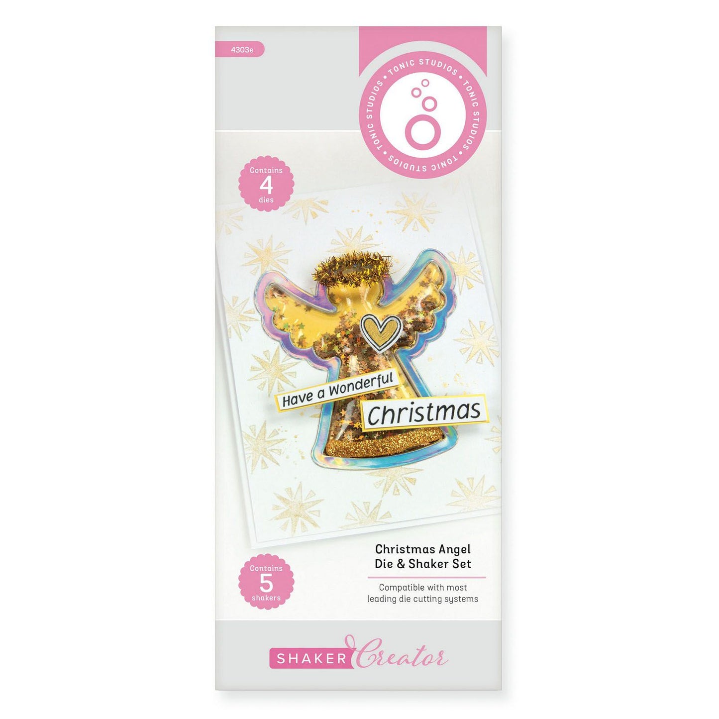 Tonic studios • die shaker set christmas angel