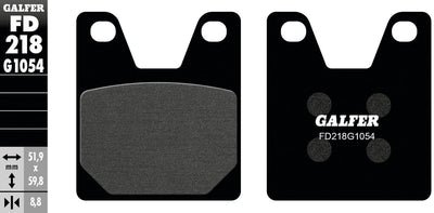 Galfer bremsbelag fd218 brake pad fd218 g1054 organic standard