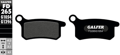 Galfer bremsbelag fd265 brake pad fd265 g1054 organic standard