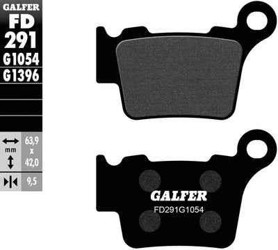 Galfer bremsbelag fd291 brake pad fd291 g1054 organic standard