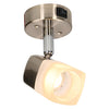 Luna camper en caravan opbouwspot - ece r10 - geborsteld staal met melkglas - zonder verkoopverpakking
