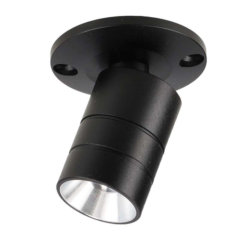 Tollo mini opbouw spot zwart