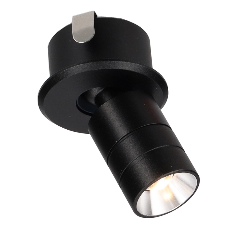 Rapino mini inbouwspot zwart