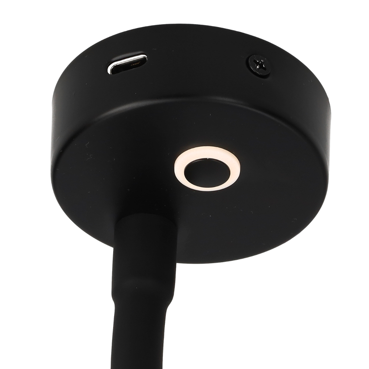 Felino flex opbouwspot met usb-c en touch dim schakelaar