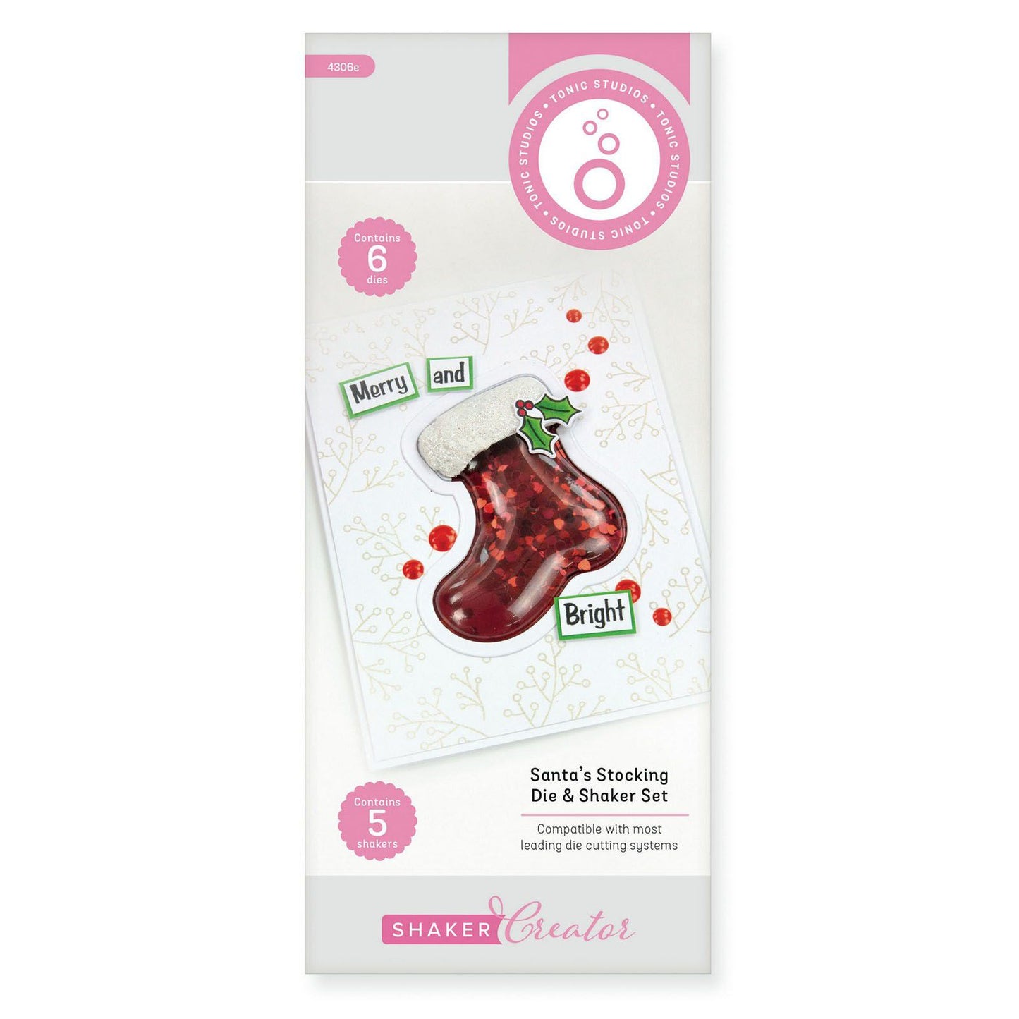 Tonic studios • die shaker set santas stocking