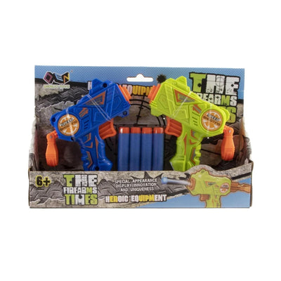 Geweer soft gun met 2 geweren 13cm