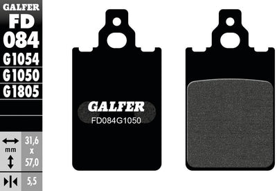 Galfer bremsbelag fd084 brake pad fd084 g1050 organic