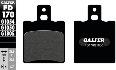 Galfer bremsbelag fd170 brake pad fd170 g1050 organic
