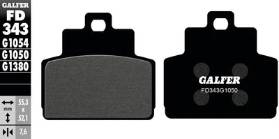 Galfer bremsbelag fd343 brake pad fd343 g1050 organic scooter