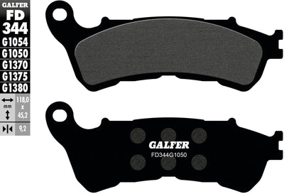 Galfer bremsbelag fd344 brake pad fd344 g1050 organic scooter