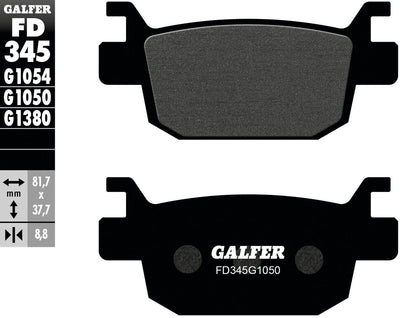 Galfer bremsbelag fd345 brake pad fd345 g1054 organic standard