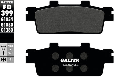 Galfer bremsbelag fd399 brake pad fd399 g1050 organic scooter