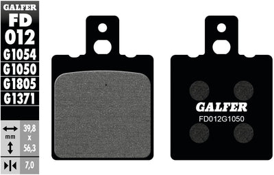Galfer bremsbelag fd012 brake pad fd012 g1050 organic