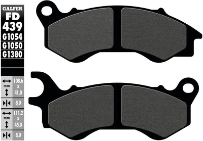 Galfer bremsbelag fd439 brake pad fd439 g1050 organic scooter