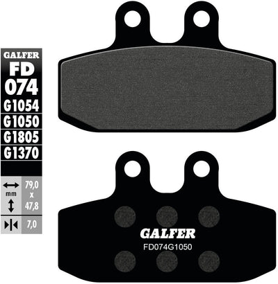 Galfer bremsbelag fd074 brake pad fd074 g1050 organic