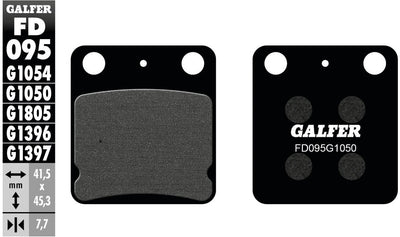 Galfer bremsbelag fd095 brake pad fd095 g1050 organic