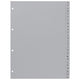 Numerieke tabbladen hetzel 721308 grijs pp (polypropeen)