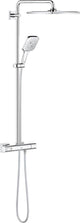 Grohe rainshower smartactive 310 regendouche mono cube - met thermostaatkraan - chroom - 26652000