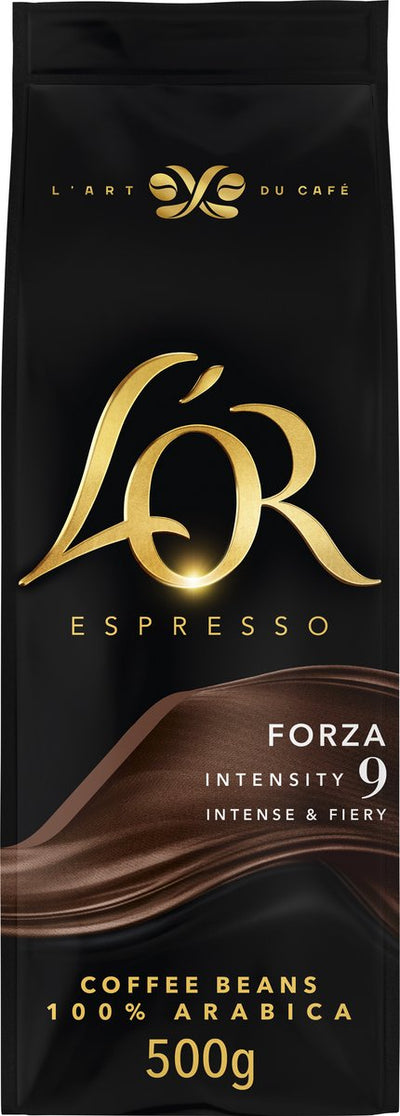 L'or espresso forza koffiebonen - intensiteit 9 12 - 4 x 500 gram
