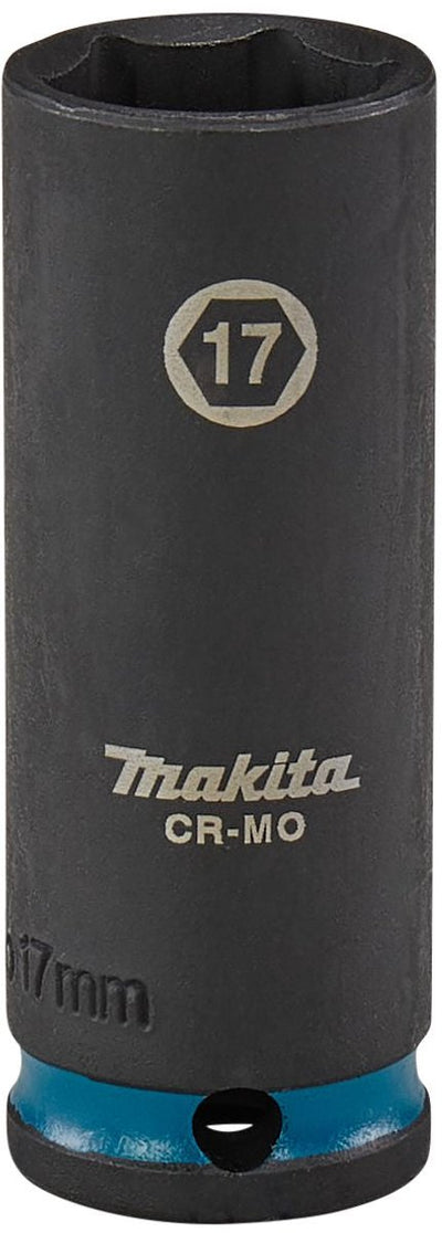 Makita e-16346 impact black krachtdop 3 8 | 17 x 63 mm