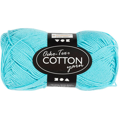 Creativ company katoengaren, turquoise, 50gr, 170m