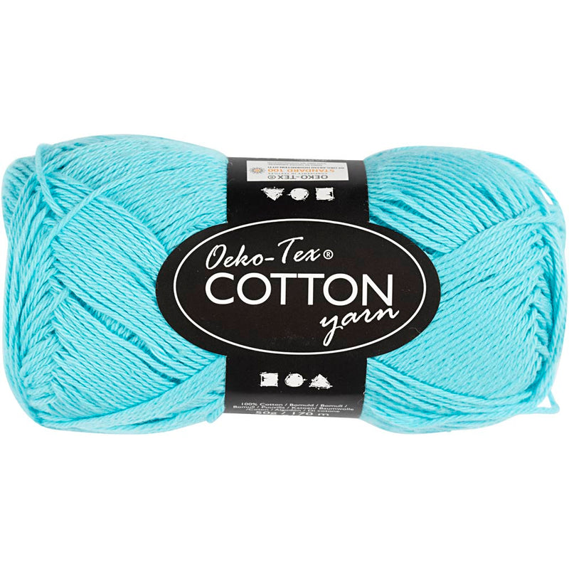 Creativ company katoengaren, turquoise, 50gr, 170m