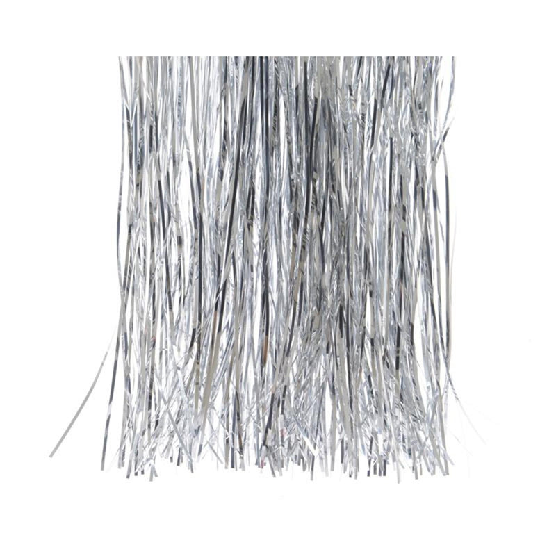 Decoris lametta zilver h40cm b50cm