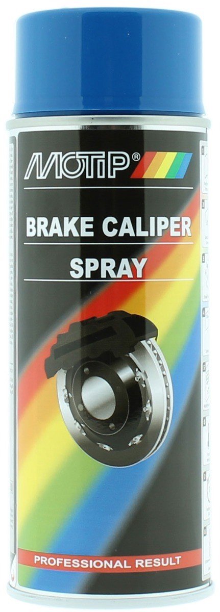 Motip remklauw verf spray - blauw - 400ml - tuning