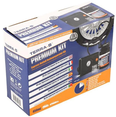Autostyling seehase reifenpannen-set terra s tire tensioning kit terra s premium