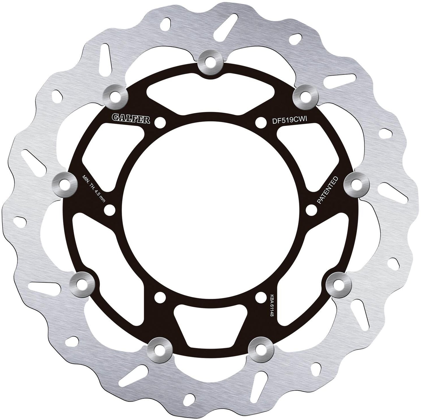 Galfer remschijf df519 rotor brake rotors floating left