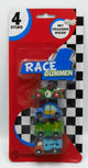 Van der doelen 4 gummen in de vorm van een auto