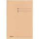 Esselte mappen 3 flappen folio 240x318mm beige