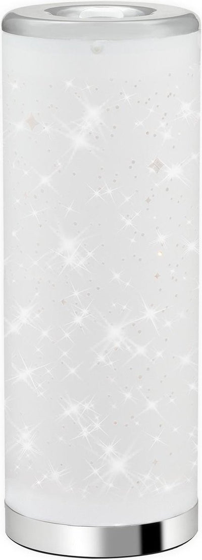 Briloner - yota - led tafellamp - 5 w - 400 lm - ip20 - chroom - kunststof - incl. 1x gu10 - ø 13,1 cm