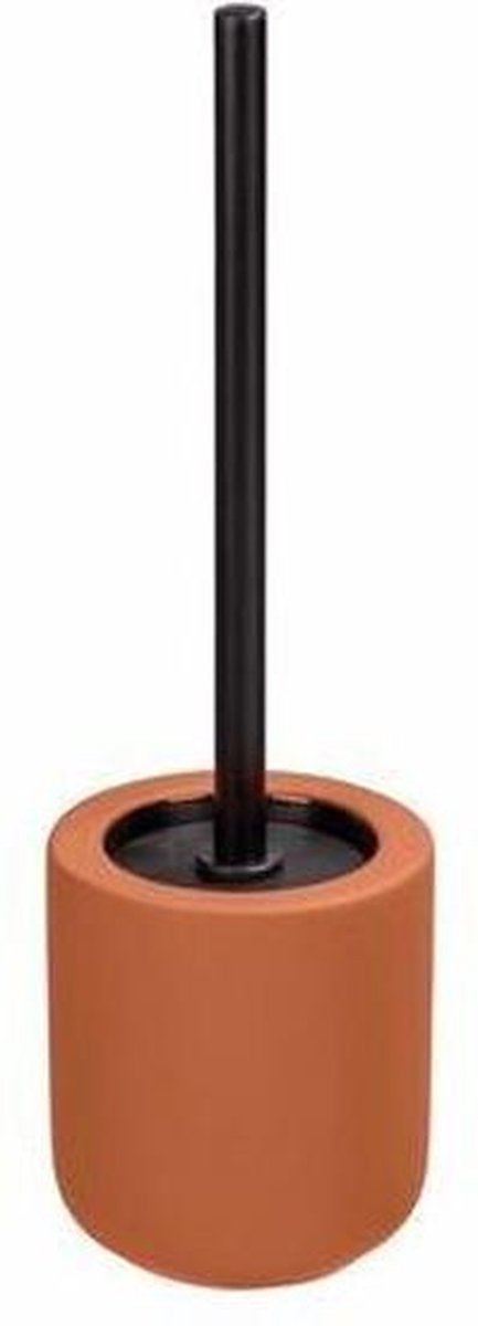 Wenko wc-borstel met houder - terracotta - wc-borstel met houder