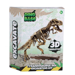Dino base dinobase dino uitbikken t-rex 3d set | 3 stuks