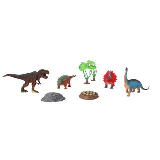 No brand dinosaurus set 8 delig | 4 stuks