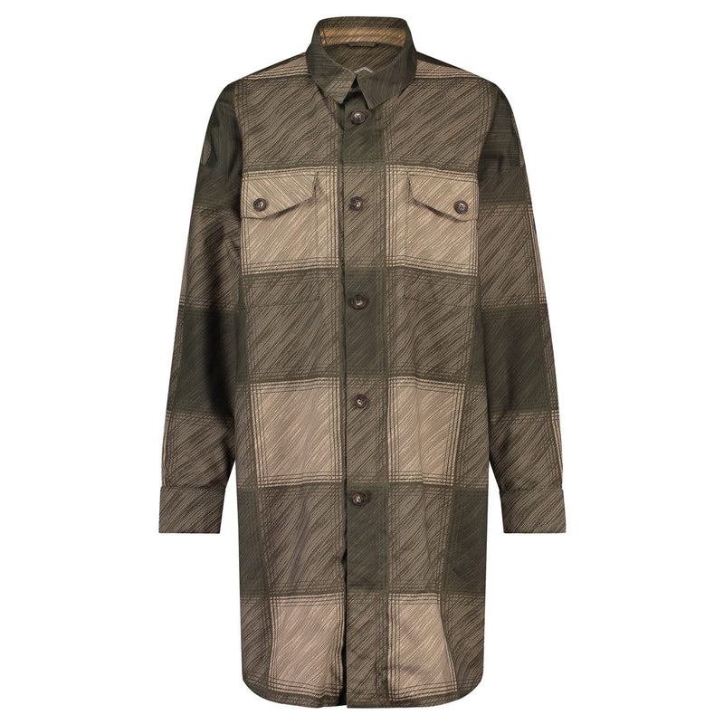 Puch oversized rain shirt winter regenjas urban outdoor dames army green