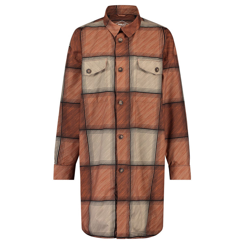 Puch oversized rain shirt winter regenjas urban outdoor dames cinnabar