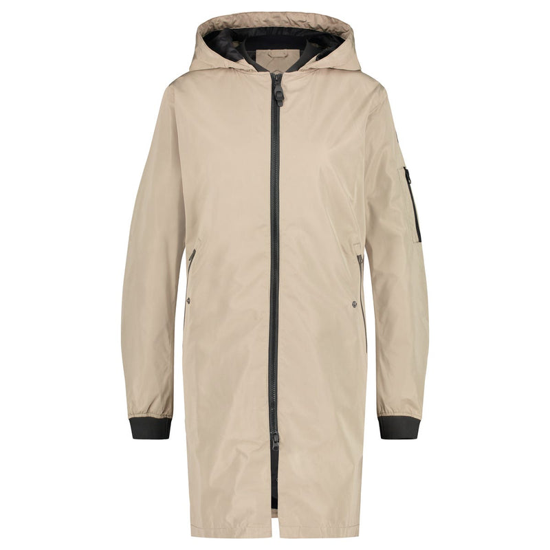 Puch long bomber regenjas urban outdoor dames cement