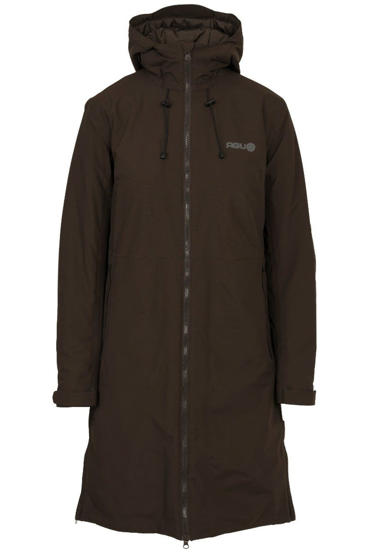 Seq ii winter regenjas dames ground coffee