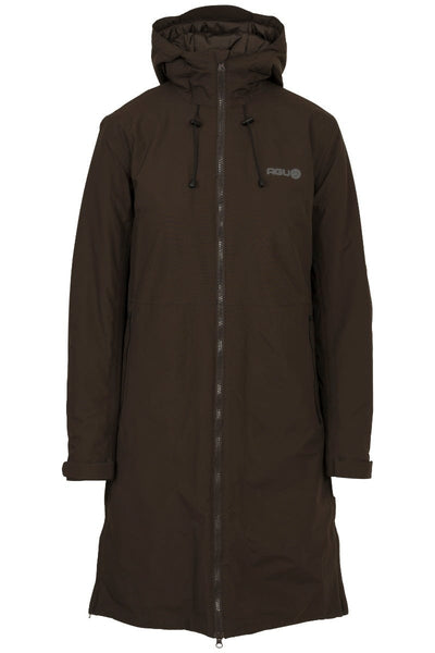 Seq ii winter regenjas urban outdoor dames ground coffee
