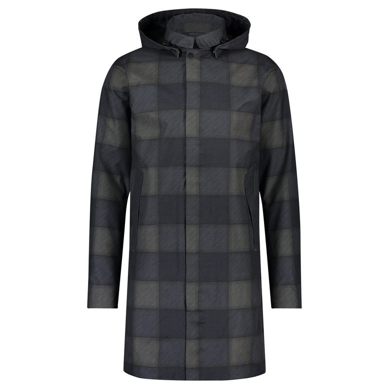 Pic mac regenjas urban outdoor heren navy green check